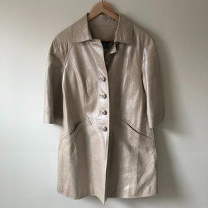 Perfect Condtion/Unworn - Designer Leather Coat